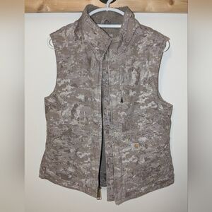 Carhartt RARE Digital Camo Sherpa-lined Vest
